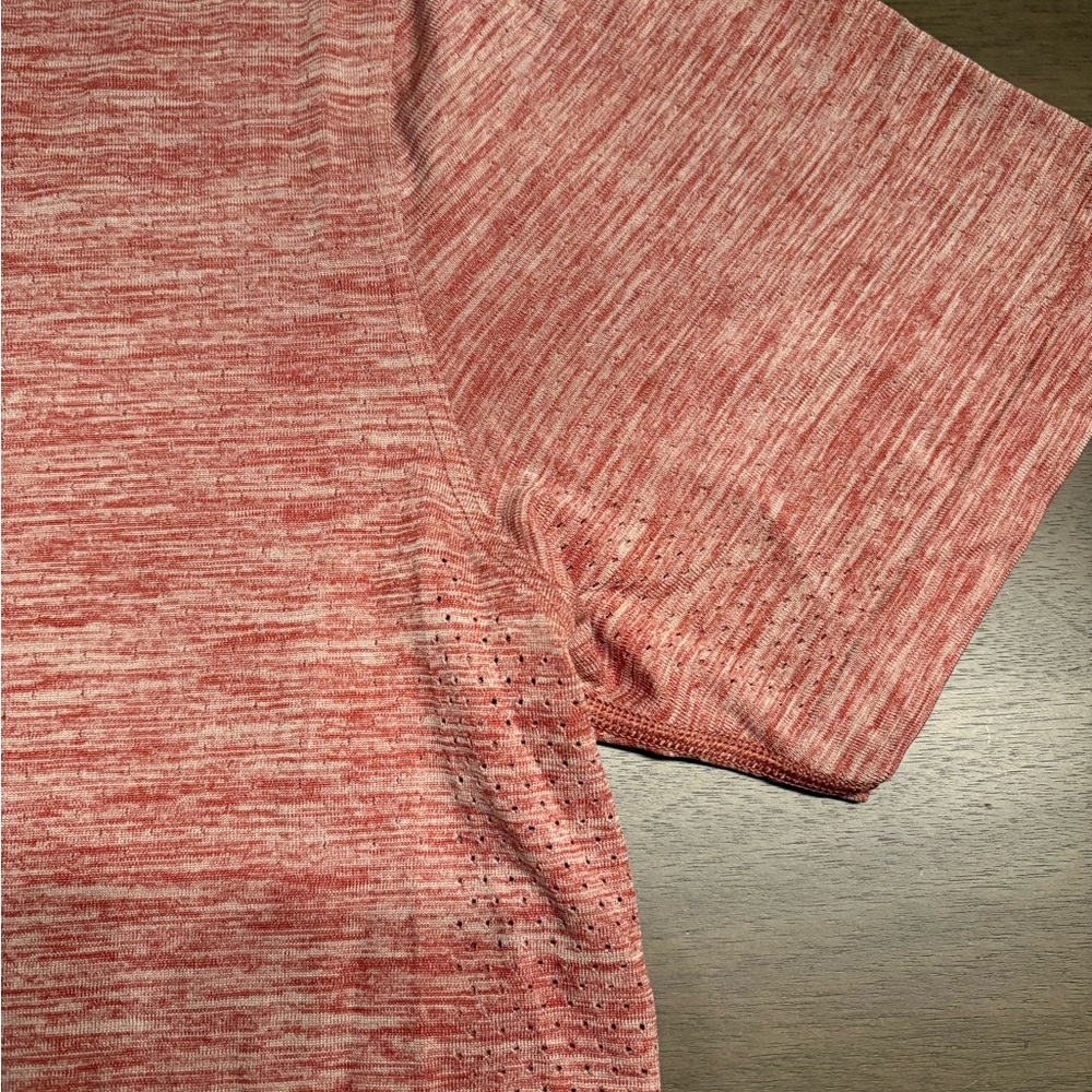 Lululemon Metal Vent Tech Surge Short Sleeve Royal Ruby / White Size Large Men’s - Picture 5 of 13